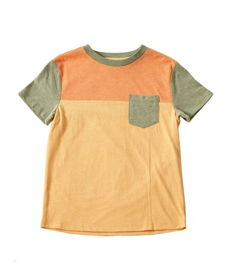 Little Boys Short Sleeve Pocket T-Shirt