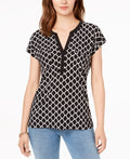 Split Neck T-Shirt