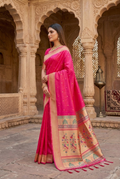 Pink Paithani Silk Saree - PRU37625